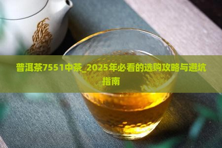 普洱茶7551中茶