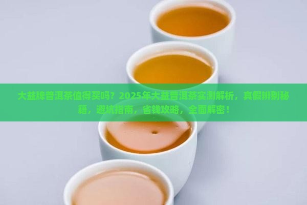 大益牌普洱茶怎么样
