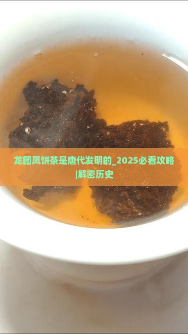 龙团凤饼茶是唐代发明的