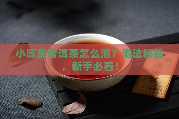 小陈皮普洱茶怎么泡