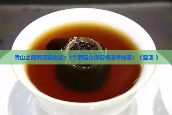 雪山之巅普洱茶金奖
