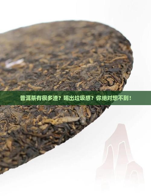 普洱茶有很多渣