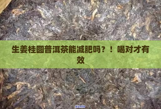 生姜桂圆普洱茶能减肥吗