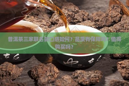 普洱茶三家联名款怎么样