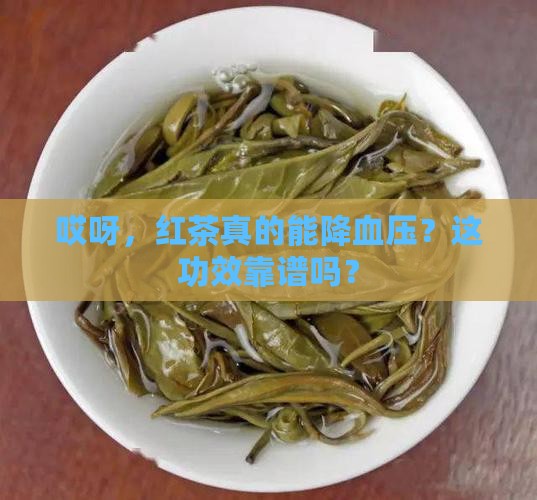 红茶有降压的功效吗