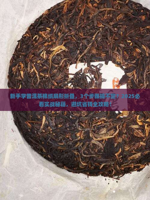 普洱茶棉纸扇形折叠