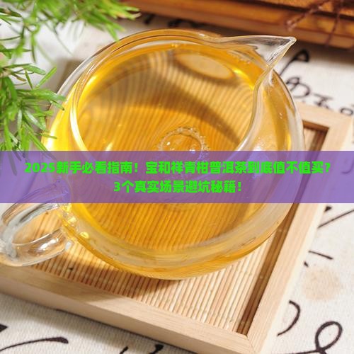 宝和祥青柑普洱茶怎么样