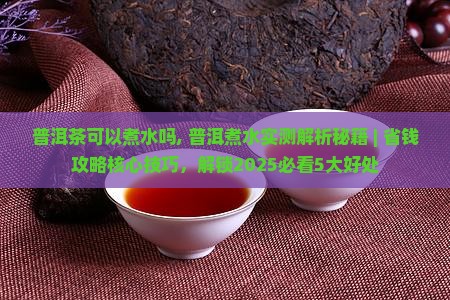 普洱茶可以煮水吗 普洱茶可以煮水吗