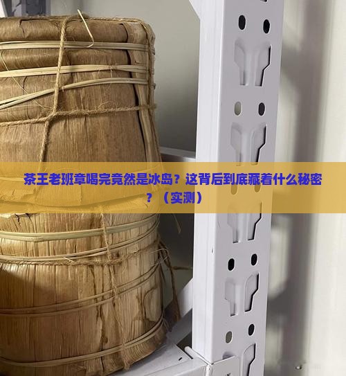 茶王老班章茶后冰岛