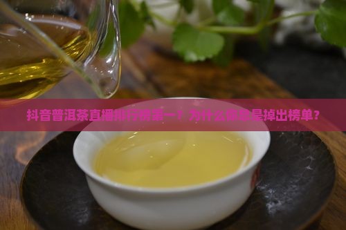抖音普洱茶直播排行榜第一