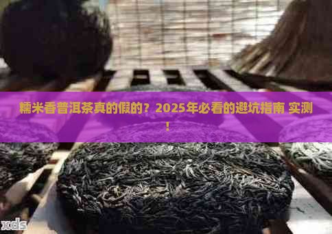 糯米香普洱茶真假