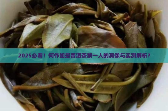 何作如是普洱茶第一人吗