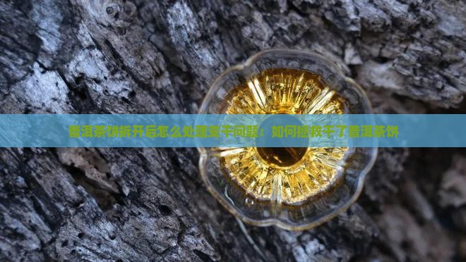普洱茶饼拆开后怎么处理变干问题：如何拯救干了普洱茶饼