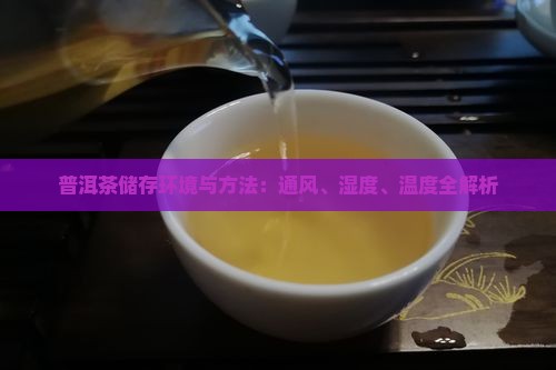 普洱茶储存环境与方法：通风、湿度、温度全解析
