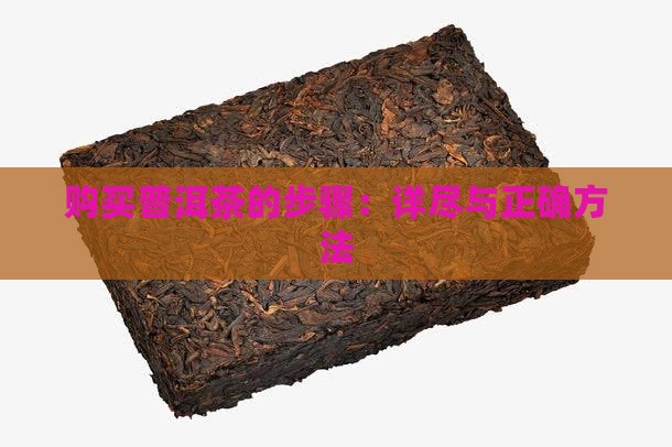 购买普洱茶的步骤：详尽与正确方法
