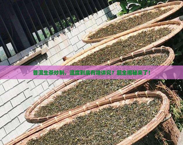 普洱茶生茶炒茶的温度要求