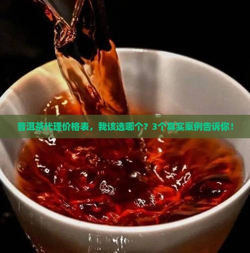 满城普洱茶代理价格