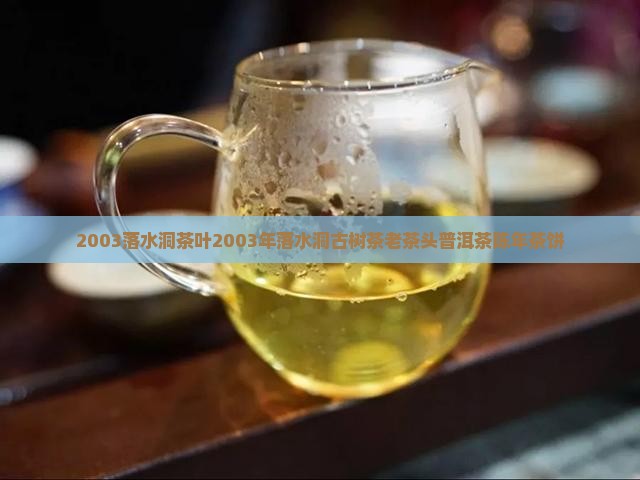 2003落水洞茶叶