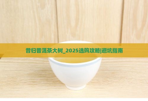 昔归普洱茶大树