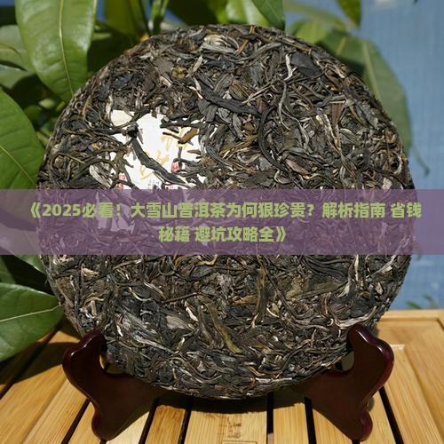 大雪山普洱茶狠珍贵