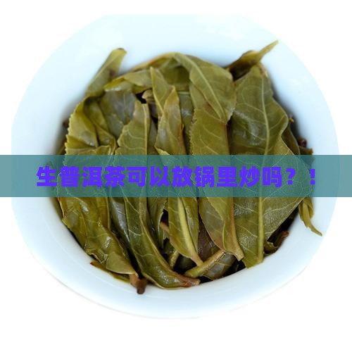 生普洱茶可以放锅里炒吗