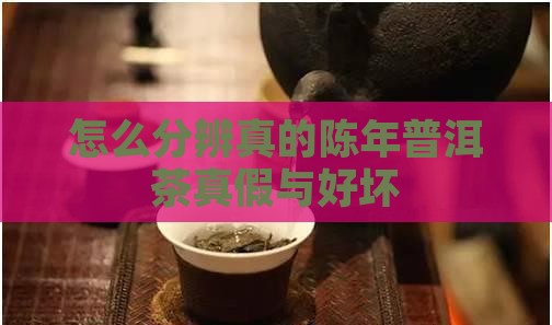 怎么分辨真的陈年普洱茶 怎么分辨真的陈年普洱茶