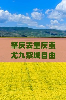 肇庆去重庆蚩尤九黎城自由行