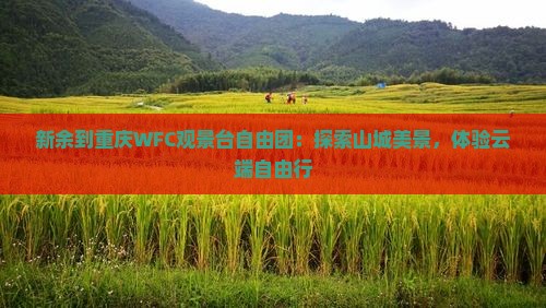 新余到重庆WFC观景台自由团：探索山城美景，体验云端自由行