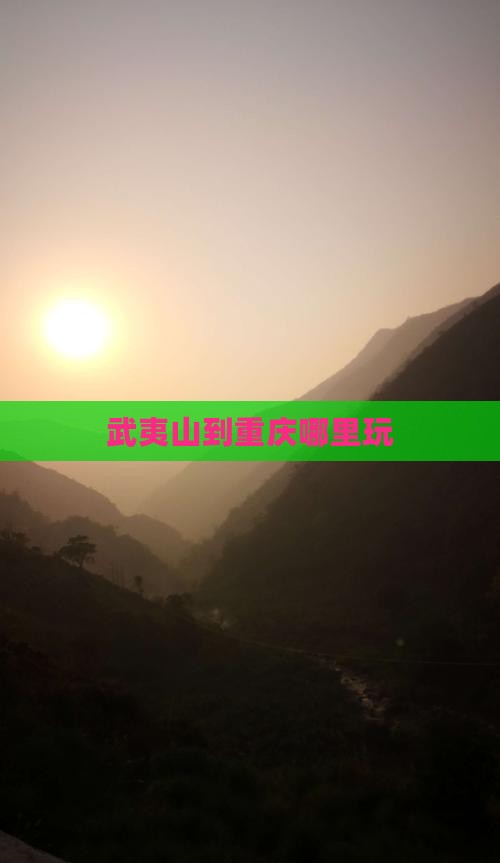 武夷山到重庆哪里玩