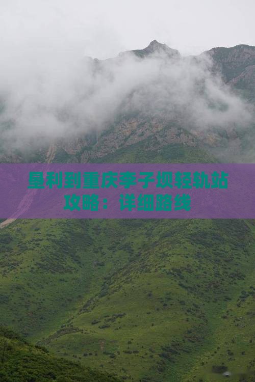 垦利到重庆李子坝轻轨站攻略：详细路线