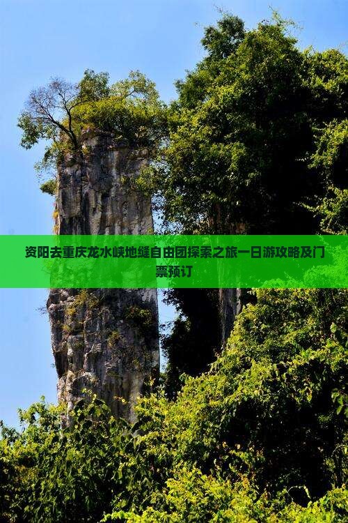 资阳去重庆龙水峡地缝自由团探索之旅一日游攻略及门票预订