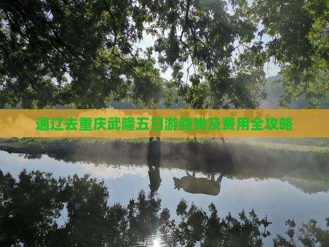 通辽去重庆武隆五日游路线及费用全攻略