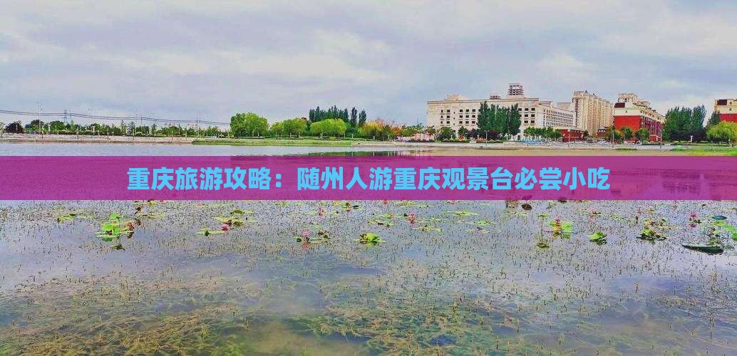 重庆旅游攻略：随州人游重庆观景台必尝小吃