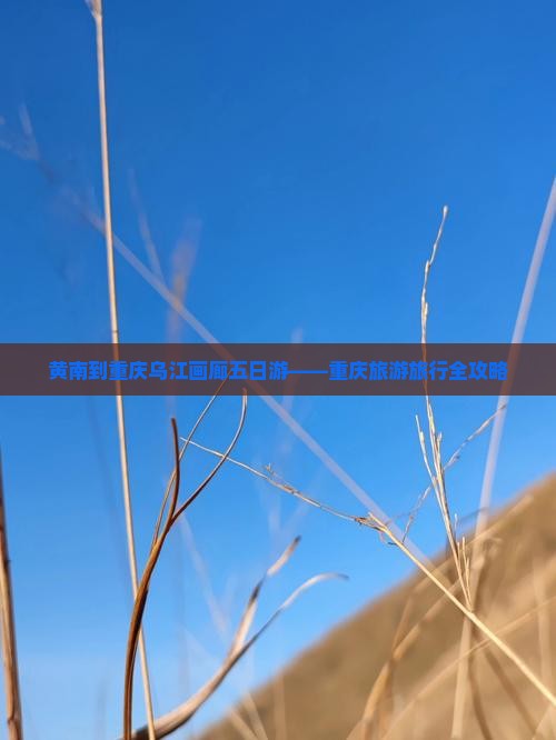 黄南到重庆乌江画廊五日游——重庆旅游旅行全攻略