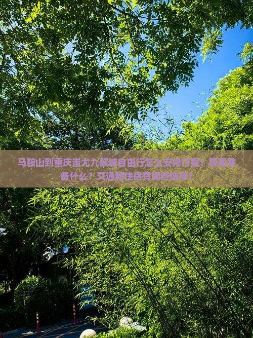 马鞍山到重庆蚩尤九黎城自由行