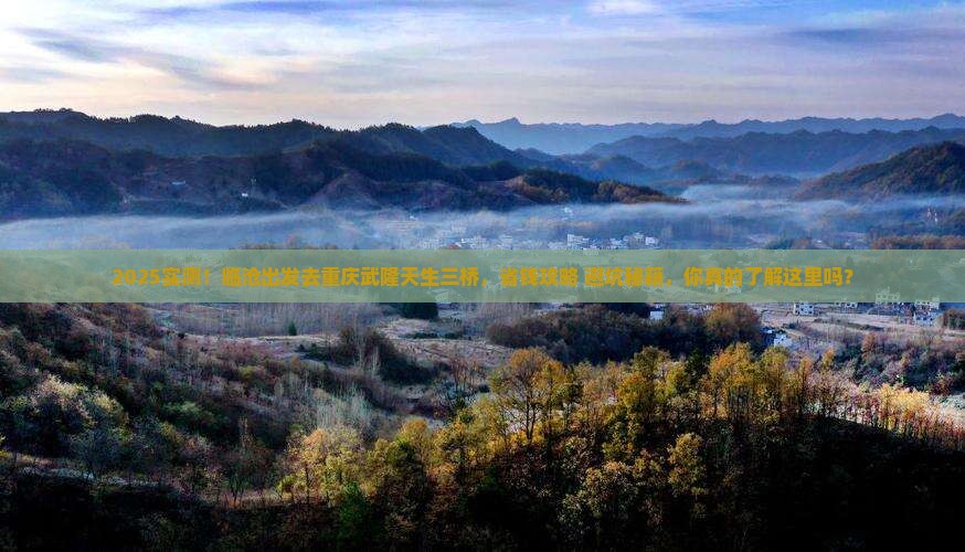 临沧去重庆武隆天生三桥个人游