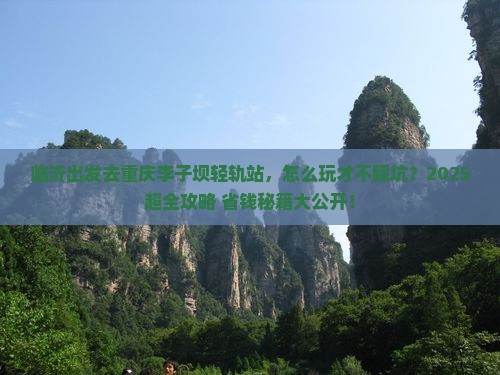 临沂到重庆李子坝轻轨站门票