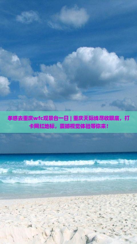 孝感去重庆wfc观景台一日
