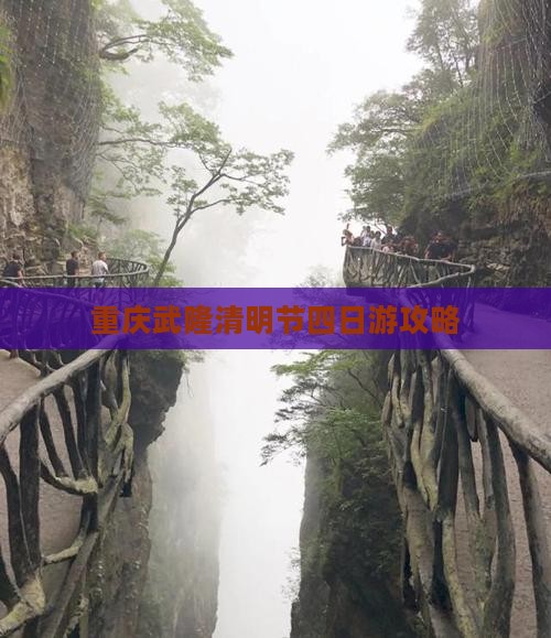 清明节到重庆武隆四日游