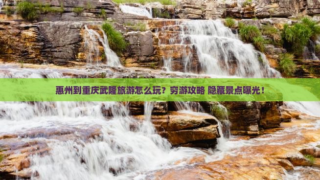 惠州到重庆武隆旅游