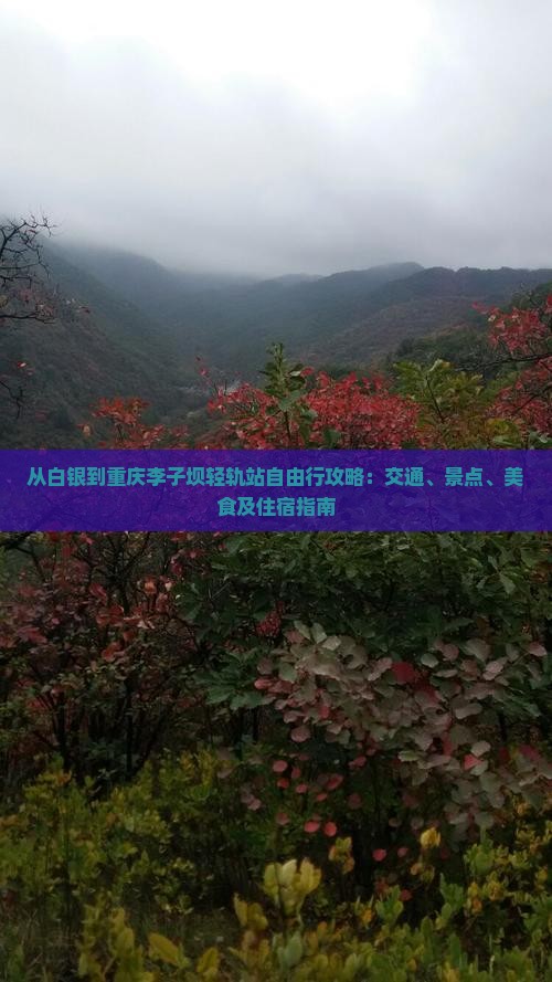 从白银到重庆李子坝轻轨站自由行攻略：交通、景点、美食及住宿指南