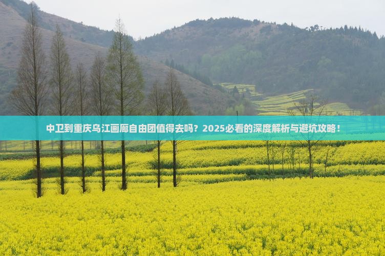 中卫到重庆乌江画廊自由团