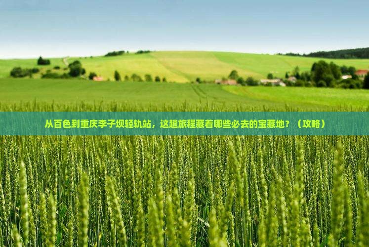 百色到重庆李子坝轻轨站必去地