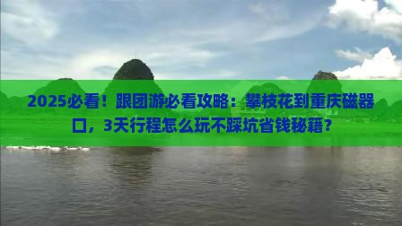 攀枝花到重庆磁器口大型旅游团