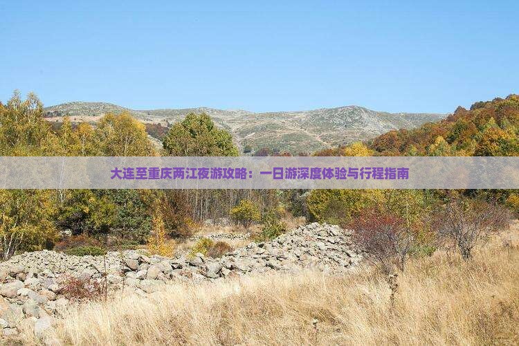 大连至重庆两江夜游攻略：一日游深度体验与行程指南