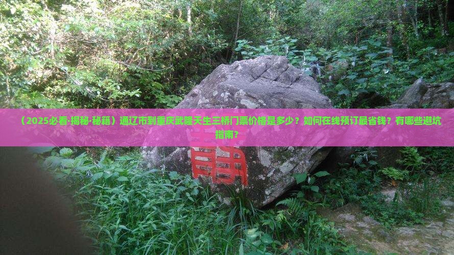通辽市到重庆武隆天生三桥门票