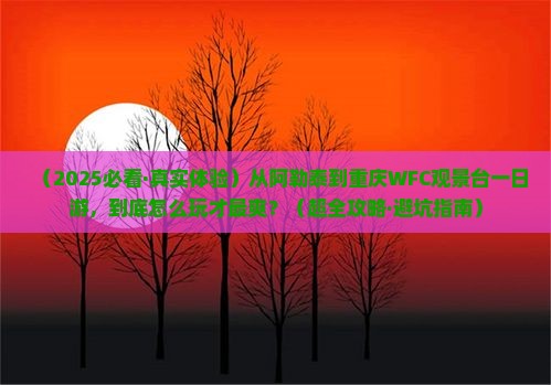 阿勒泰到重庆wfc观景台一日