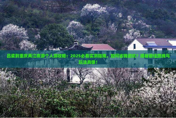 吕梁到重庆两江夜游个人游