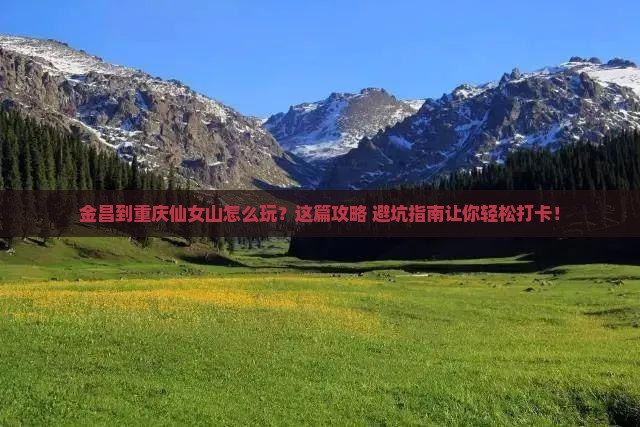 金昌到重庆仙女山旅行社