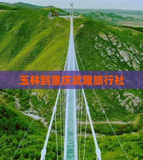 玉林到重庆武隆旅行社